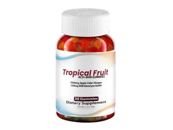 Tropical Fruit ACV+BHB Gummies - 1 Bottle